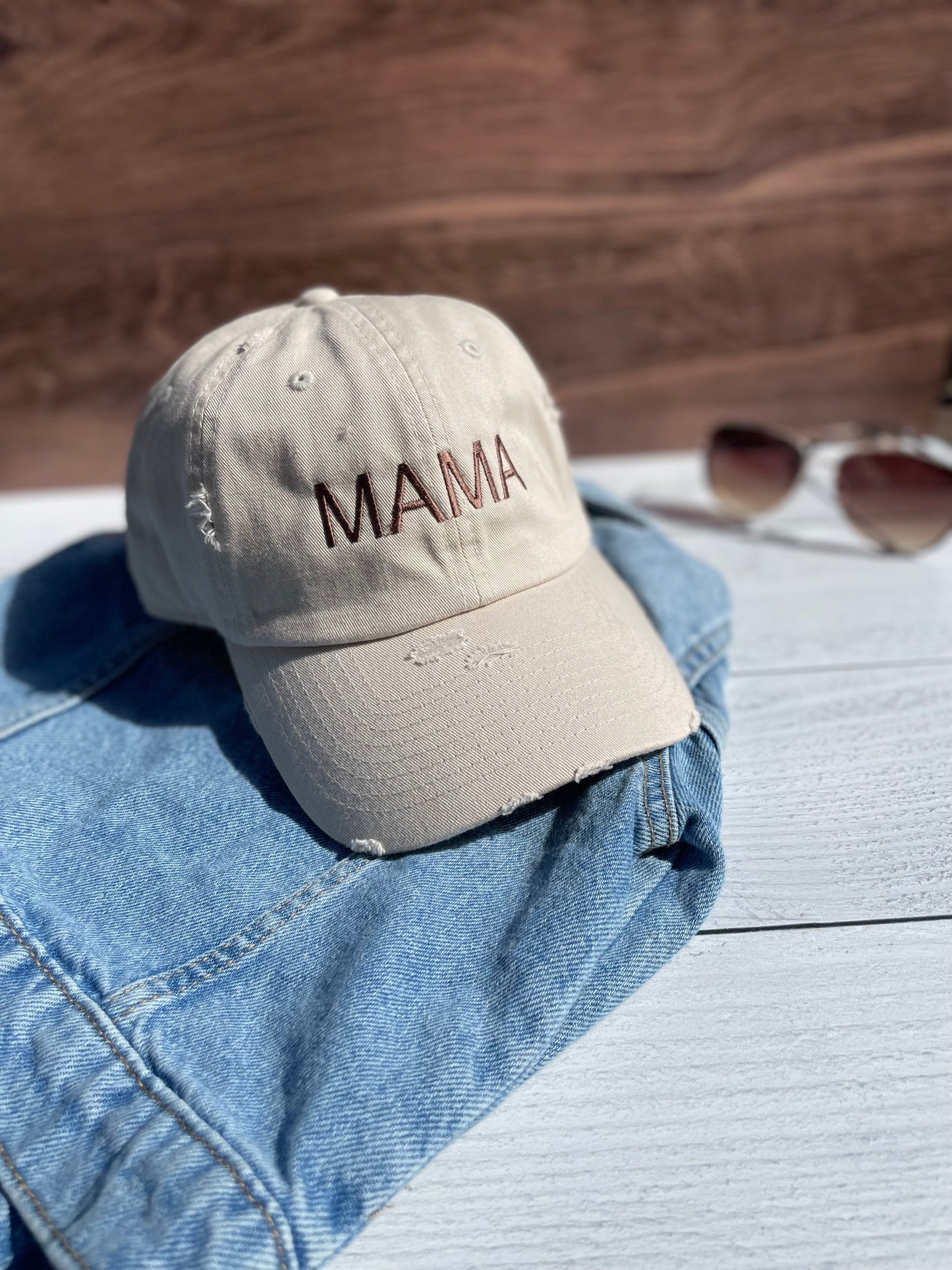 Embroidered Mama Hat