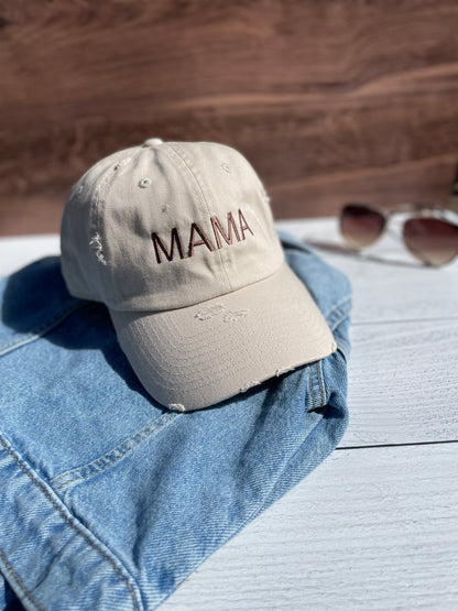 Embroidered Mama Hat