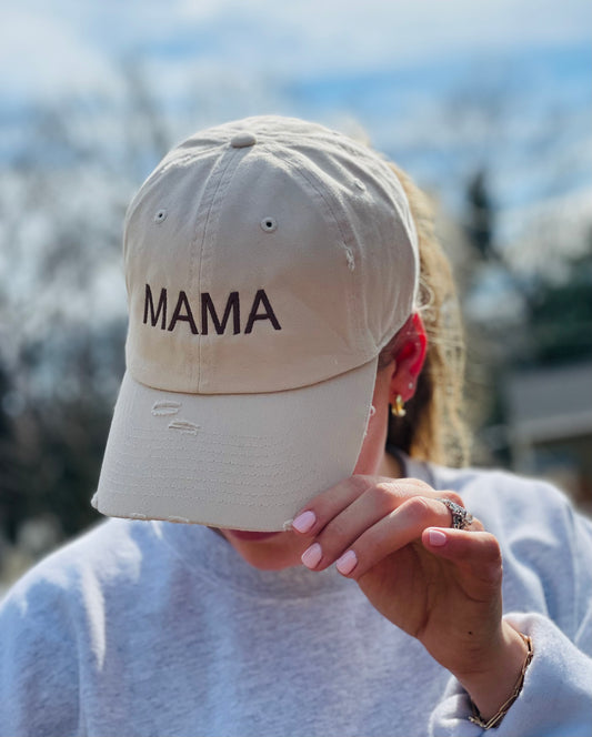 Embroidered Mama Hat